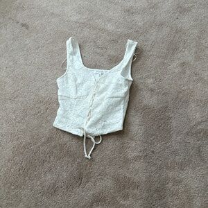 Lace corset top